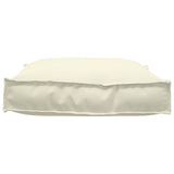Cuscino Crema 70 x 70 x 12 cm Tessuto Oxford
