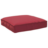 Cuscino Rosso Vino 80 x 80 x 12 cm Tessuto Oxford