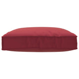 Cuscino Rosso Vino 80 x 80 x 12 cm Tessuto Oxford