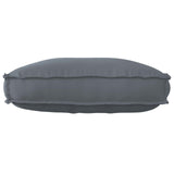 Cuscino Antracite 70 x 40 x 12 cm Tessuto Oxford