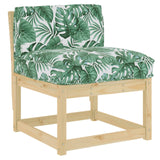 Cuscino per schienale pallet Motivo a foglia 70 x 40 x 12 cm