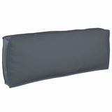 Cuscino per schienale pallet Antracite 120 x 40 x 12 cm