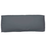 Cuscino per schienale pallet Antracite 120 x 40 x 12 cm