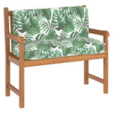 Cuscino per schienale pallet Motivo a foglia 120 x 40 x 12 cm