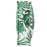 Cuscino per schienale pallet Motivo a foglia 120 x 40 x 12 cm