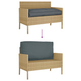 Cuscino Antracite 120 x 60 x 12 cm Tessuto Oxford