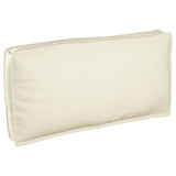 Cuscino Crema 120 x 60 x 12 cm Tessuto Oxford