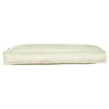 Cuscino Crema 120 x 60 x 12 cm Tessuto Oxford