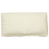 Cuscino Crema 120 x 60 x 12 cm Tessuto Oxford