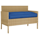 Cuscino Blu Reale 120 x 60 x 12 cm Tessuto Oxford