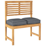 Cuscino per seduta pallet 2 pcs Antracite 40 x 40 x 8 cm