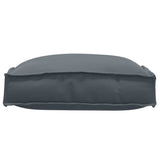 Cuscino per seduta pallet 2 pcs Antracite 40 x 40 x 8 cm