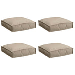 Cuscino per seduta pallet 4 pcs Talpa 40 x 40 x 8 cm