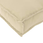 Cuscino per seduta pallet 6 pcs Beige 40 x 40 x 8 cm