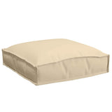 Cuscino per seduta pallet 6 pcs Beige 40 x 40 x 8 cm