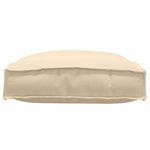 Cuscino per seduta pallet 6 pcs Beige 40 x 40 x 8 cm
