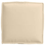 Cuscino per seduta pallet 6 pcs Beige 40 x 40 x 8 cm