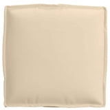 Cuscino per seduta pallet 6 pcs Beige 40 x 40 x 8 cm