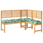 Cuscino per seduta pallet 6 pcs Motivo a foglia 40 x 40 x 8 cm