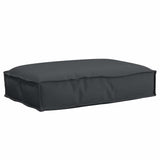 Cuscino per seduta pallet Nero 60 x 40 x 8 cm Tessuto Oxford