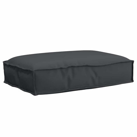 Cuscino per seduta pallet Nero 60 x 40 x 8 cm Tessuto Oxford