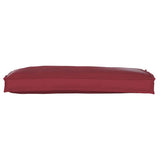 Cuscino Rosso Vino 100 x 40 x 8 cm Tessuto Oxford