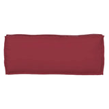 Cuscino Rosso Vino 100 x 40 x 8 cm Tessuto Oxford
