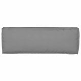 Cuscino per panca pallet Grigio 120 x 40 x 8 cm Tessuto Oxford