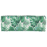 Cuscino per panca pallet Motivo a foglia 120 x 40 x 8 cm