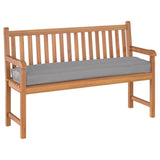 Cuscino per panca pallet Grigio 150 x 40 x 8 cm Tessuto Oxford