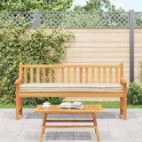 Cuscino per pallet Crema 180 x 40 x 8 cm Tessuto Oxford