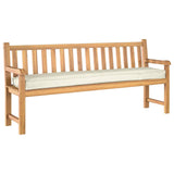 Cuscino per pallet Crema 180 x 40 x 8 cm Tessuto Oxford