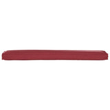 Cuscino per pallet Rosso vino 200 x 40 x 8 cm Tessuto Oxford