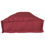 Cuscino per pallet Rosso vino 200 x 40 x 8 cm Tessuto Oxford