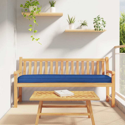 Cuscino per pallet Blu reale 200 x 40 x 8 cm Tessuto Oxford