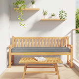 Set di Cuscini per Pallet 2 pcs Grigio 180 x 40 x 8 cm