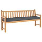 Set di Cuscini per Pallet 2 pcs Antracite 200 x 40 x 8 cm