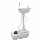 Lavandino portatile da campeggio Grigio 50,5 x 33 x 103 cm
