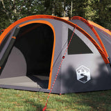 Tenda da campeggio Grigio e arancione 308 x 268 x 130 cm