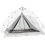 Tenda interna con tetto Nero 240 x 160 x 133 cm a rete