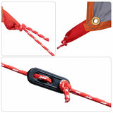 Tarp resistente all'acqua con tetto Grigio e arancione