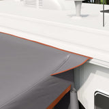 Tenda per portellone posteriore Grigio e arancione taffetà