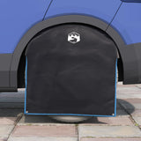 Copricerchio Nero e Blu 108 x 76 cm Oxford