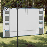 Organizzatore da Tenda Appeso Grigio e Blu 320 x 182 cm Oxford