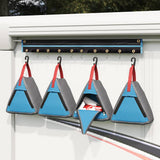 Sacchetto per Stoccaggio 4 pcs Grigio e Blu 24 x 16 x 24 cm