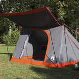 Tenda da campeggio Grigio e arancione 223 x 163 x 130 cm