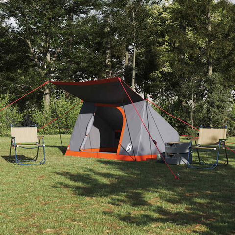 Tenda da campeggio Grigio e arancione 223 x 163 x 130 cm