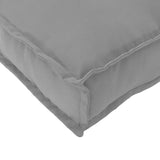 Set di Cuscini per Pallet 2 pcs Grigio 50 x 50 x 12 cm