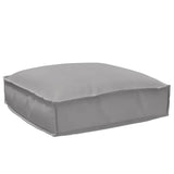 Set di Cuscini per Pallet 2 pcs Grigio Tessuto Oxford