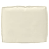 Set di Cuscini per Pallet 2 pcs Crema Tessuto Oxford